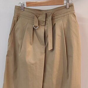 A.P.C. Khaki minimalist skirt